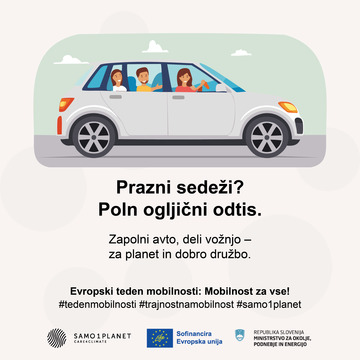 Prazni sedeži - poln ogljični odtis